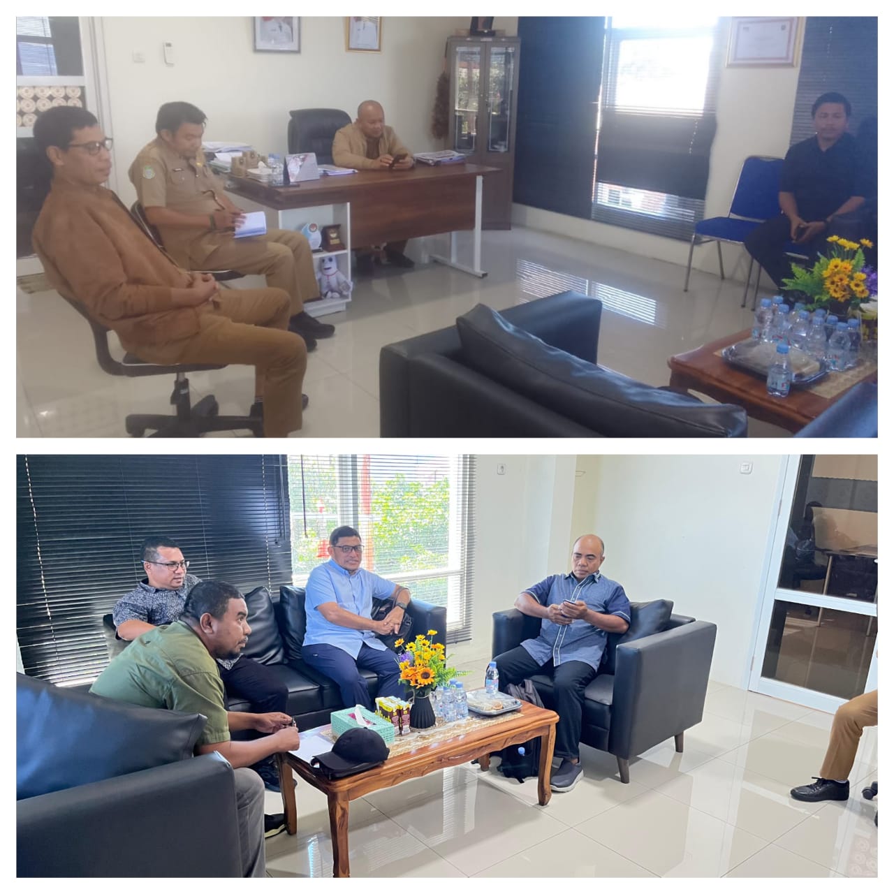 Kunjungan Komisi II DPRD Kota Tidore Kepulauan di Badan Kesbangpol Kota Ternate